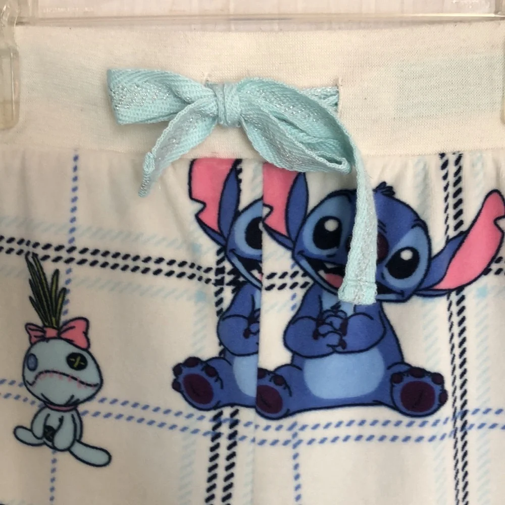 DISNEY STITCH size large unisex super soft pajama loungewear pants w/ elastic - Picture 3 of 12